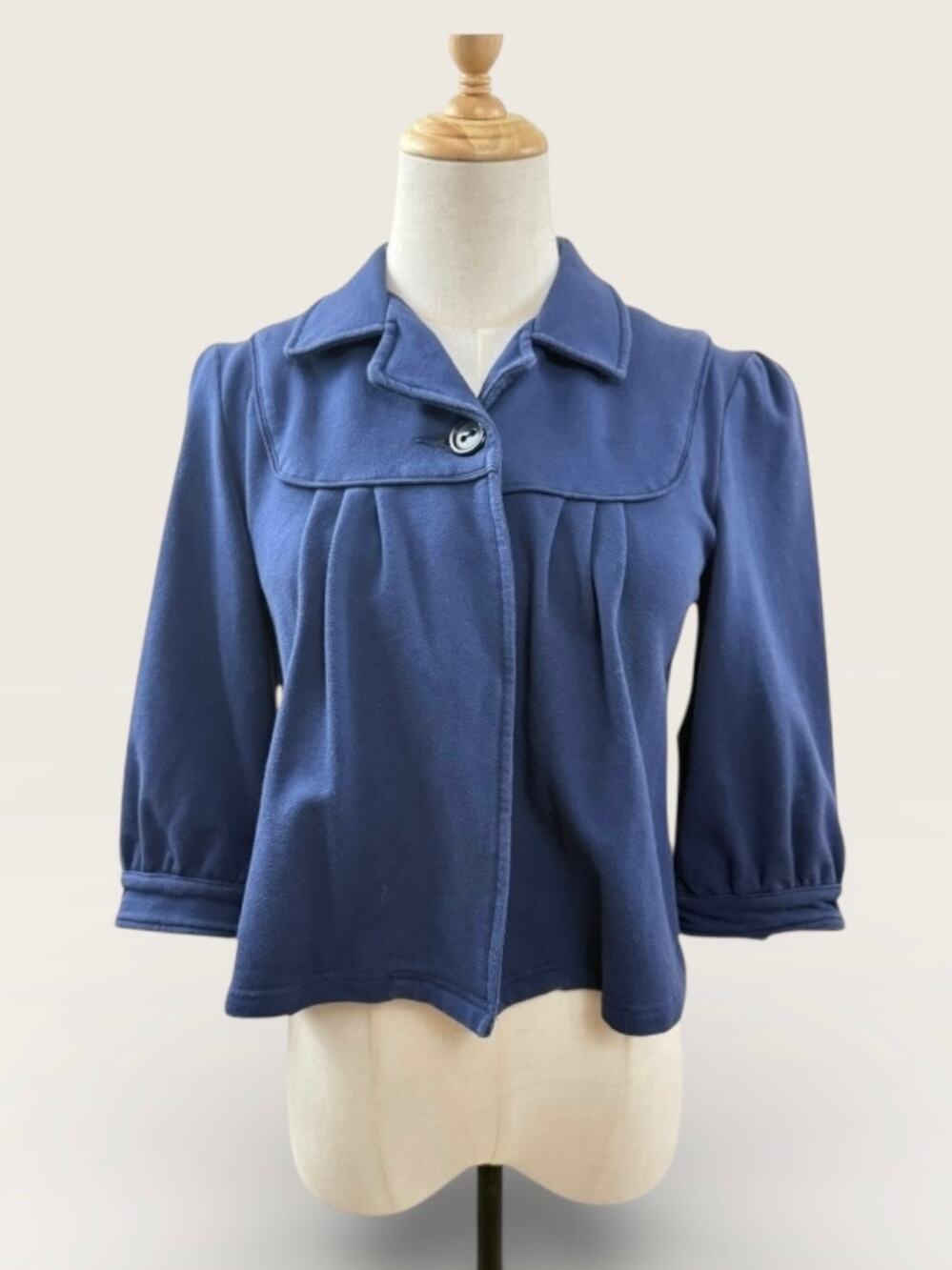Anthropologie Sanctuary Navy Blue Soft Cotton Jacket, Size M